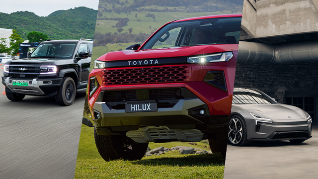 Denza B5, Toyota Hilux and Polestar 5