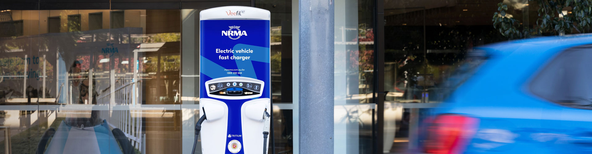 NRMA EV charger at Sydney Olympic Park