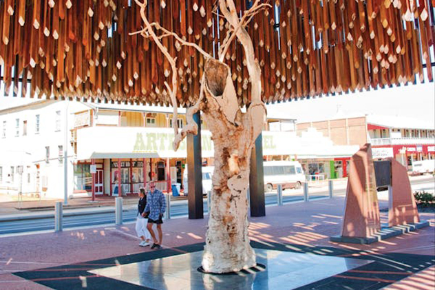 Tree of Knowledge at Barcaldine in Queensland