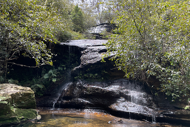 Cataract Falls in the Blue Mountains.