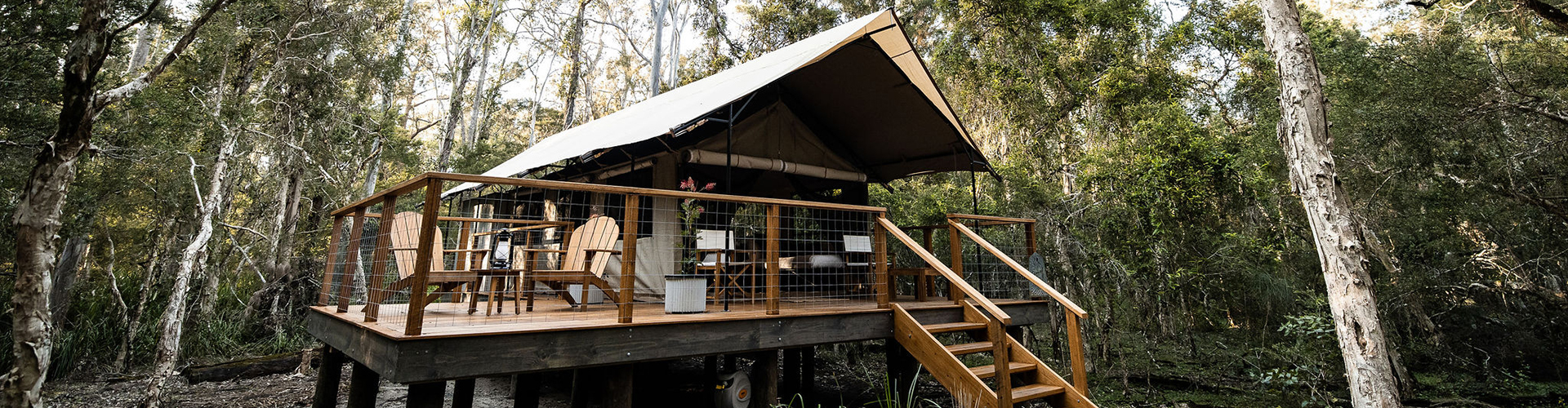Paperbark Camp in Jervis Bay