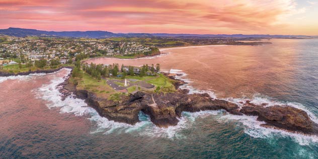 Kiama at sunset