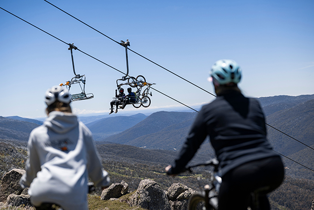 Mountain bike locations around Australia.