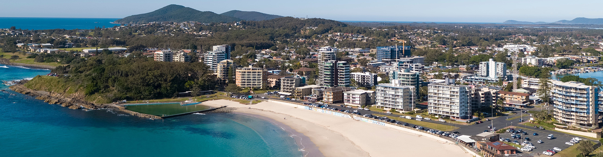 Main beach at forster