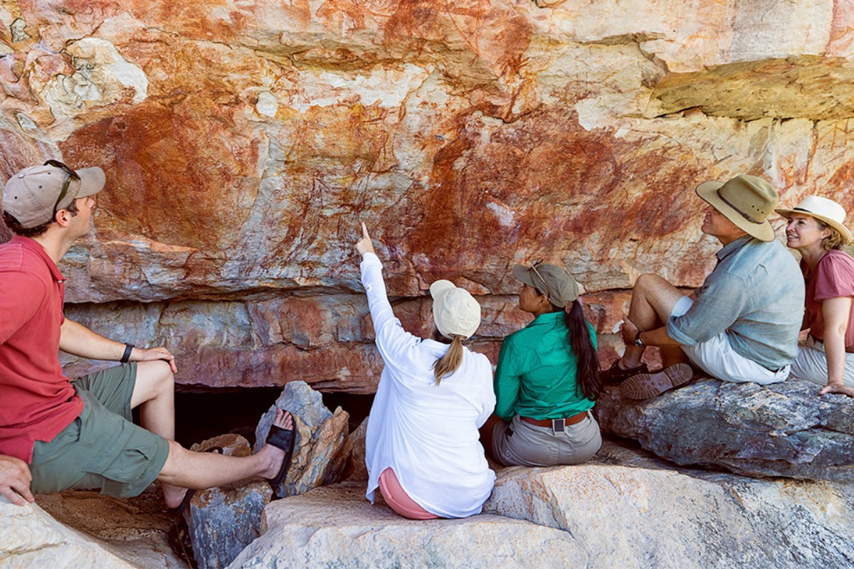 group-viewing-aboriginal-rock-art-nt-1200x800 Slide 3