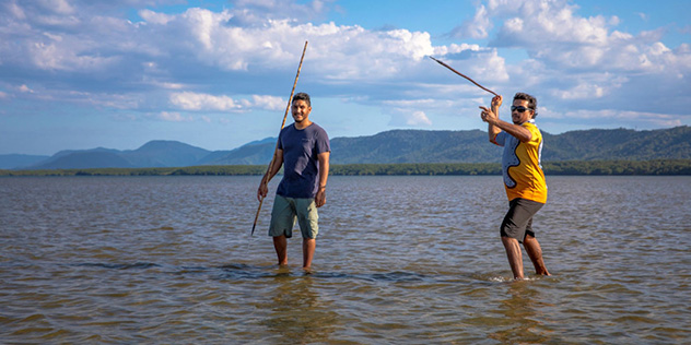Spear fishing