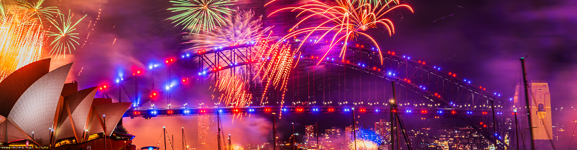 Sydney Harbour Bridge NYE fireworks