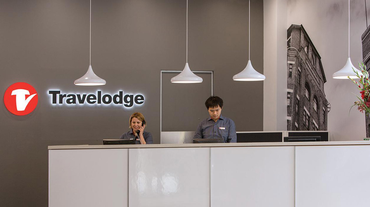 Travelodge Hotel reception
