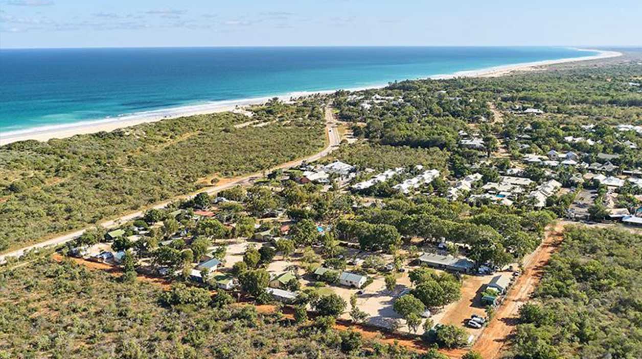 Cable Beach Holiday Park aerial