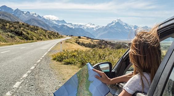 International Driving Permit woman driving