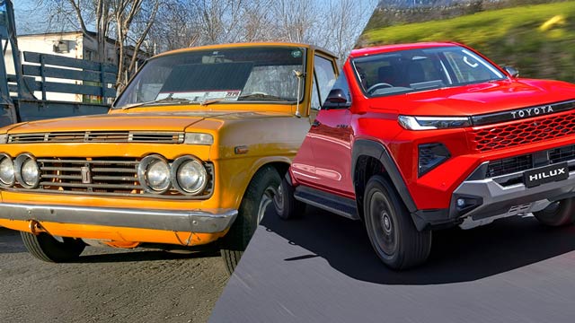 Toyota HiLux old vs new