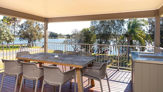 Three Bedroom Lake Villa, NRMA Forster Tuncurry Holiday Park