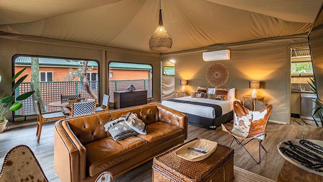 NRMA Broulee Glamping Tent