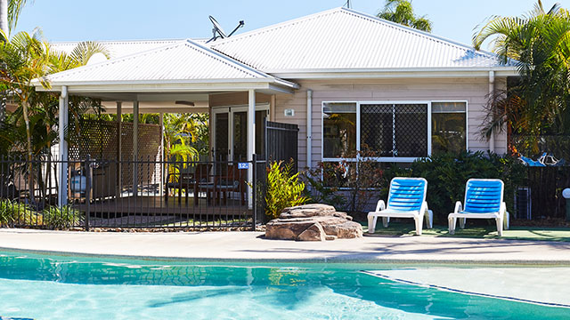 Deluxe villa Treasure Island Holiday Park my nrma local guides