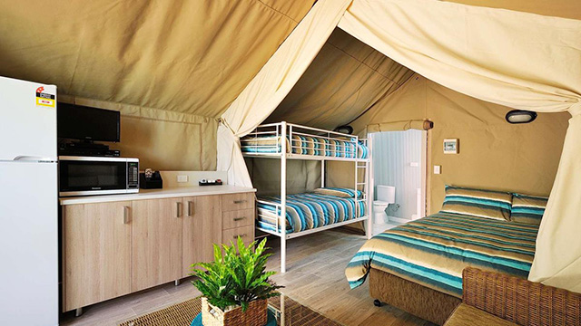 Port Arthur Holiday Park Safari Tent NRMA Blue Member Discount