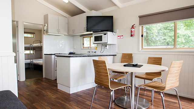 Kitchen Area Bairnsdale Riverside Holiday Park NRMA Parks and Resorts VIC