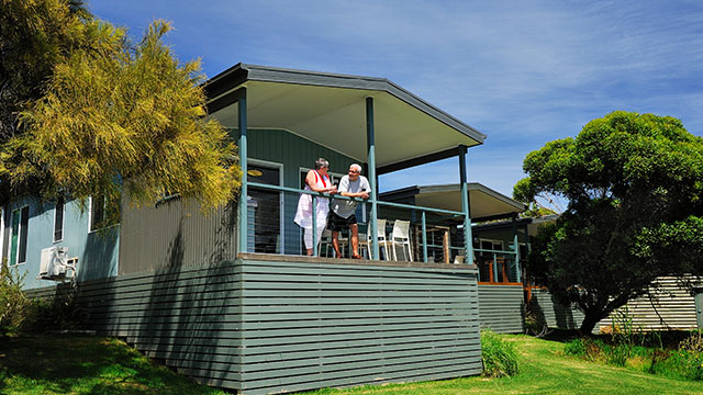 external villa couple Port Campbell Holiday Park Victoria my nrma local guides