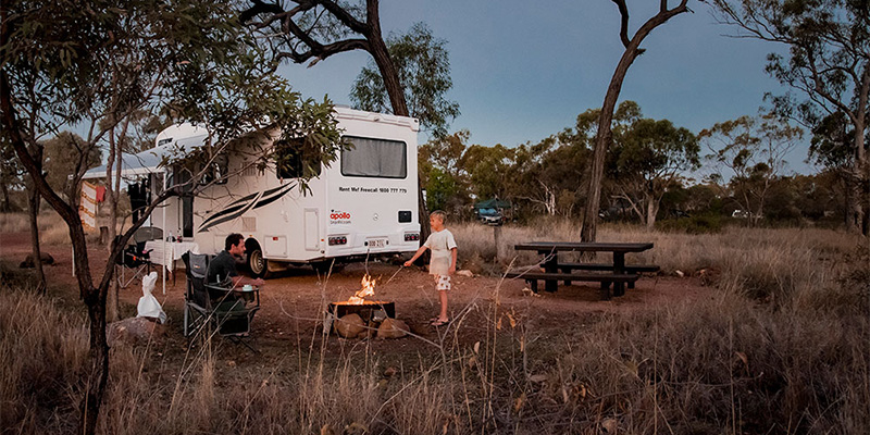 Pyramid Camping Area, credit: Tourism and Events Queensland