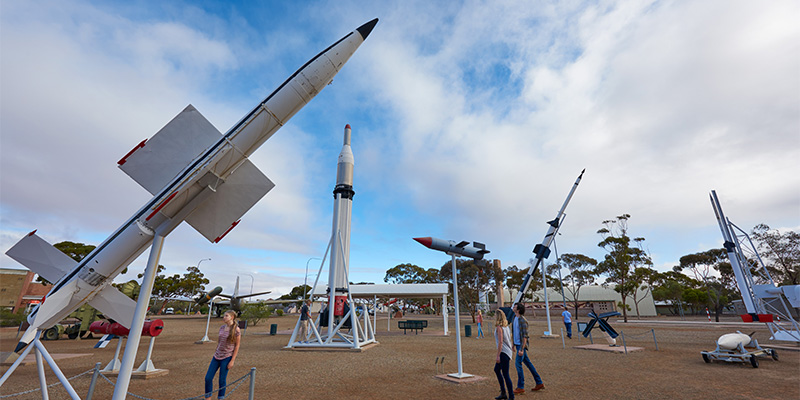 Woomera Missile Park Adelaide to Darwin in 14 days my nrma road trips