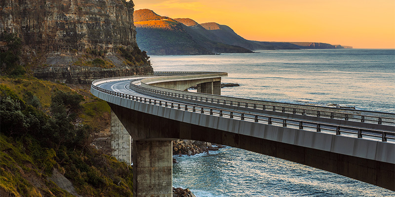 Sea Cliff Bridge Hume Highway my nrma road trips