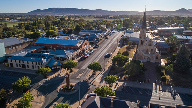 Mudgee streetscape Credit DNSW