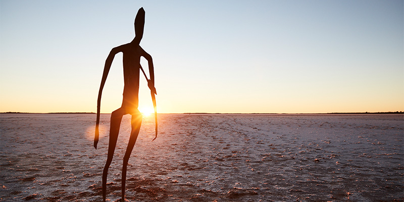 Anthony Gormley Sculptures Nullarbor my nrma road trips