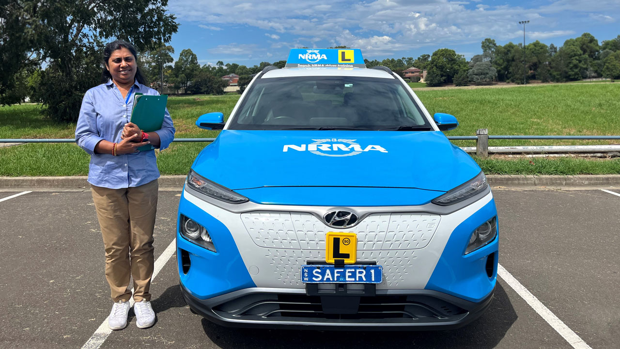Roopali NRMA driving instructor