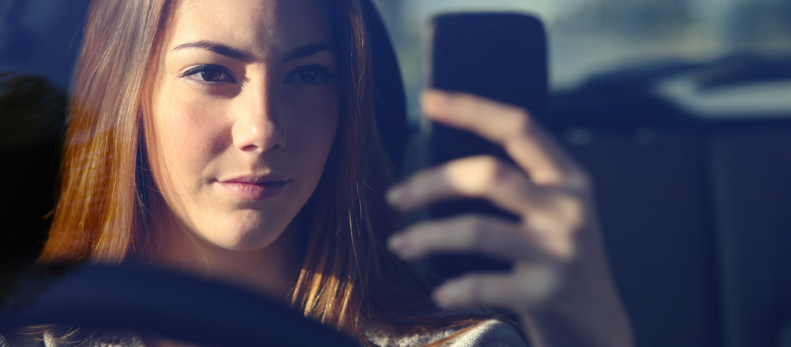 Illegal phone use while driving - NRMA report