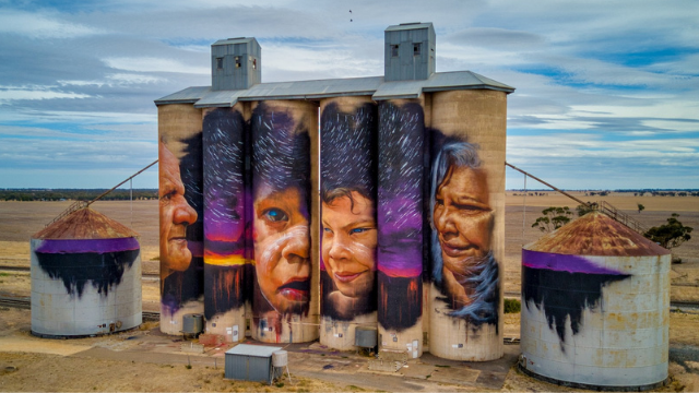 Australian Street Art Silo Art Trail Map