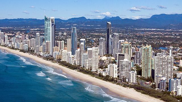 View of the Gold Coast