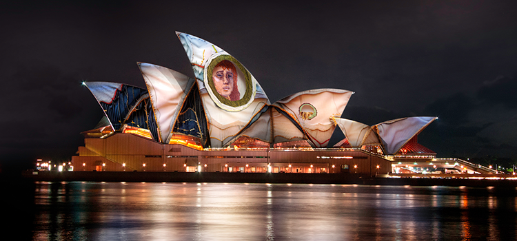 Vivid Sydney 2024 - Lighting of the sails
